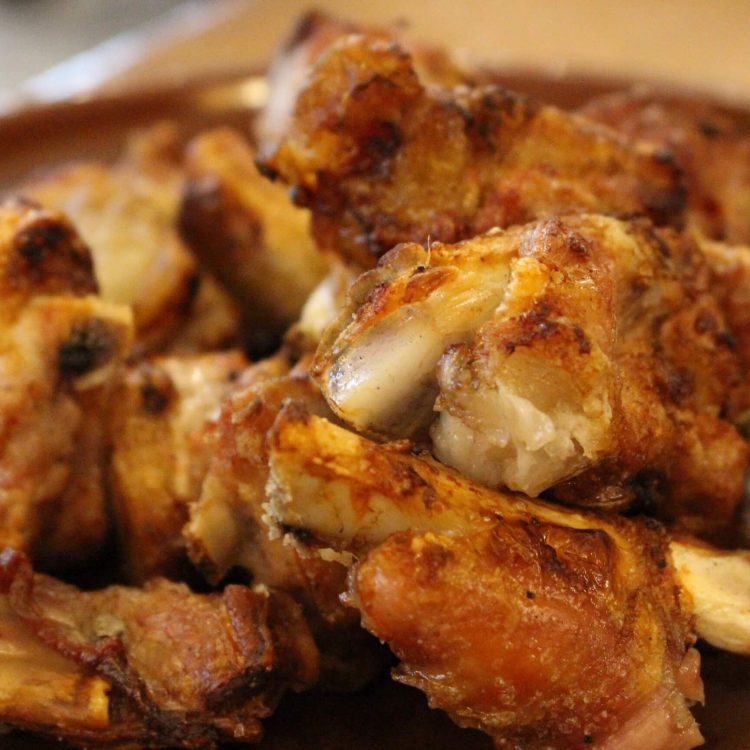 mejores pinchos de lechazo en mesón asador Carlos en Traspinedo Valladolid